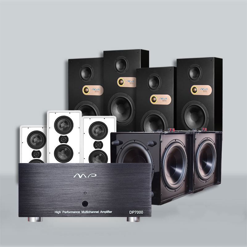 美国MP Loudspeaker 7.2.4客厅影院套装
