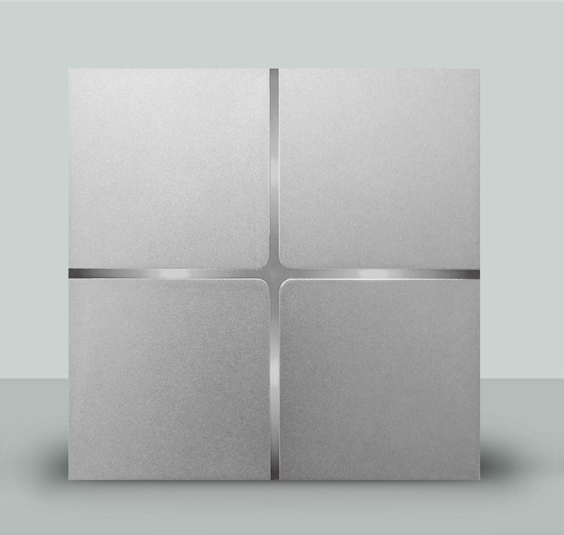 UPIRUP尤仆 KNX金属触摸2路可控硅调光面板