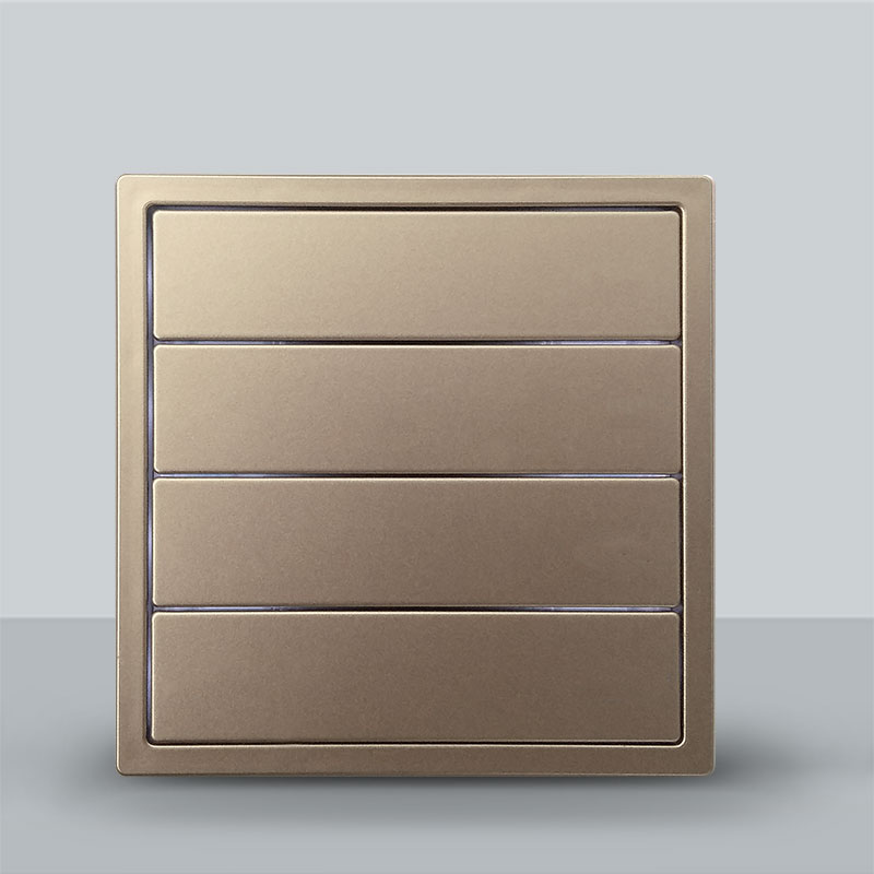 UPIRUP尤仆 KNX-PVC8按键2路可控硅调光面板